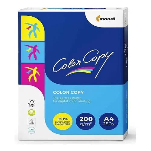 کاغذ عروسکی 200 گرم A4 کالرکپی