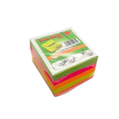 کاغذ یادداشت چسبی 75 × 75 سانتیمتر رنگی 400 برگ