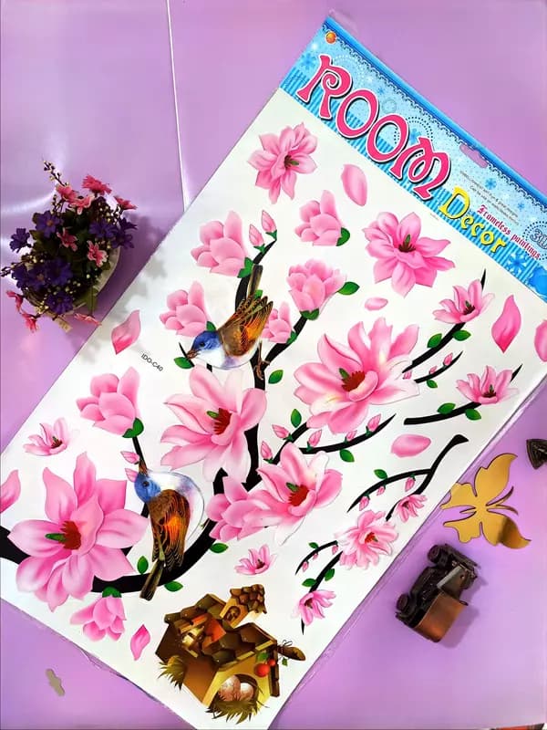 برچسب دیواری اتاق کودک پرنده