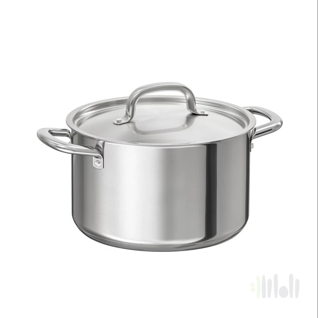 قابلمه استیل ایکیا IKEA 365+ با درب ۵ لیتری