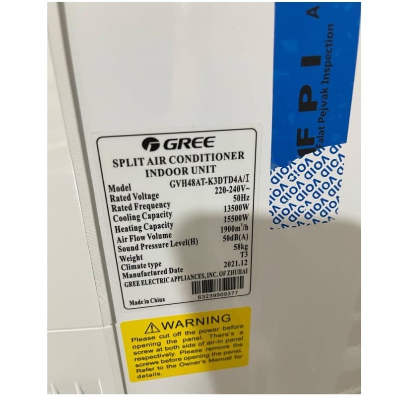 کولر گازی 48000 ایستاده گری GVH48AT — تصویر ۴