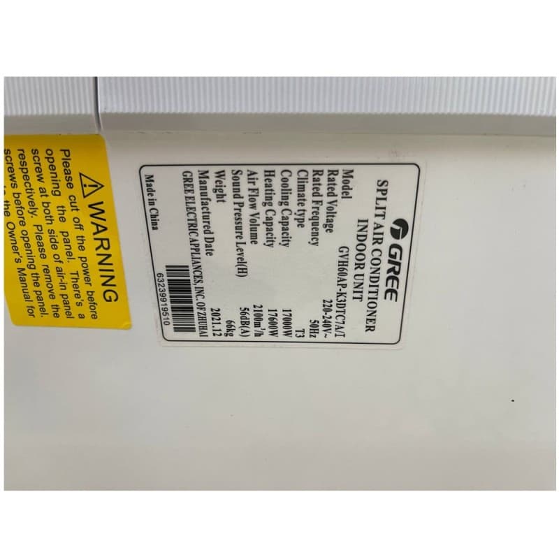 کولر گازی 60000 ایستاده گری GVH60AP — تصویر ۵