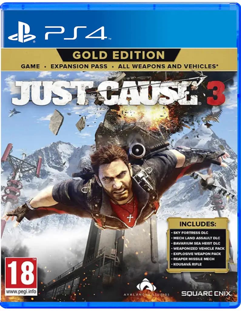 بازی کارکرده JUST CAUSE 3 GOLD EDITION برای PS4