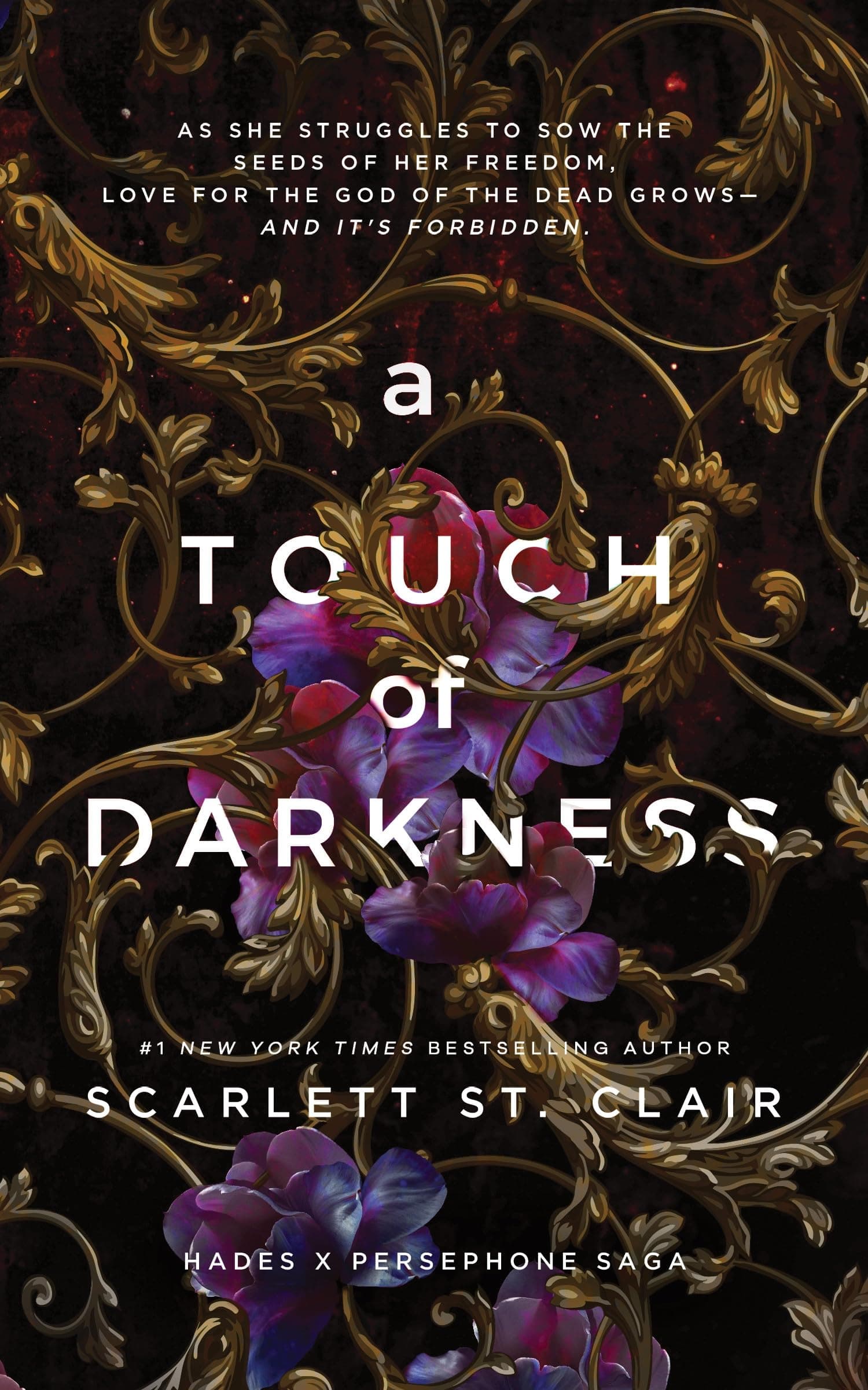 کتاب A Touch of Darkness (لمسی از تاریکی) اثر اسکارلت سنت کلیر | جلد اول مجموعه Hades x Persephone Saga | نسخه PDF انگلیسی