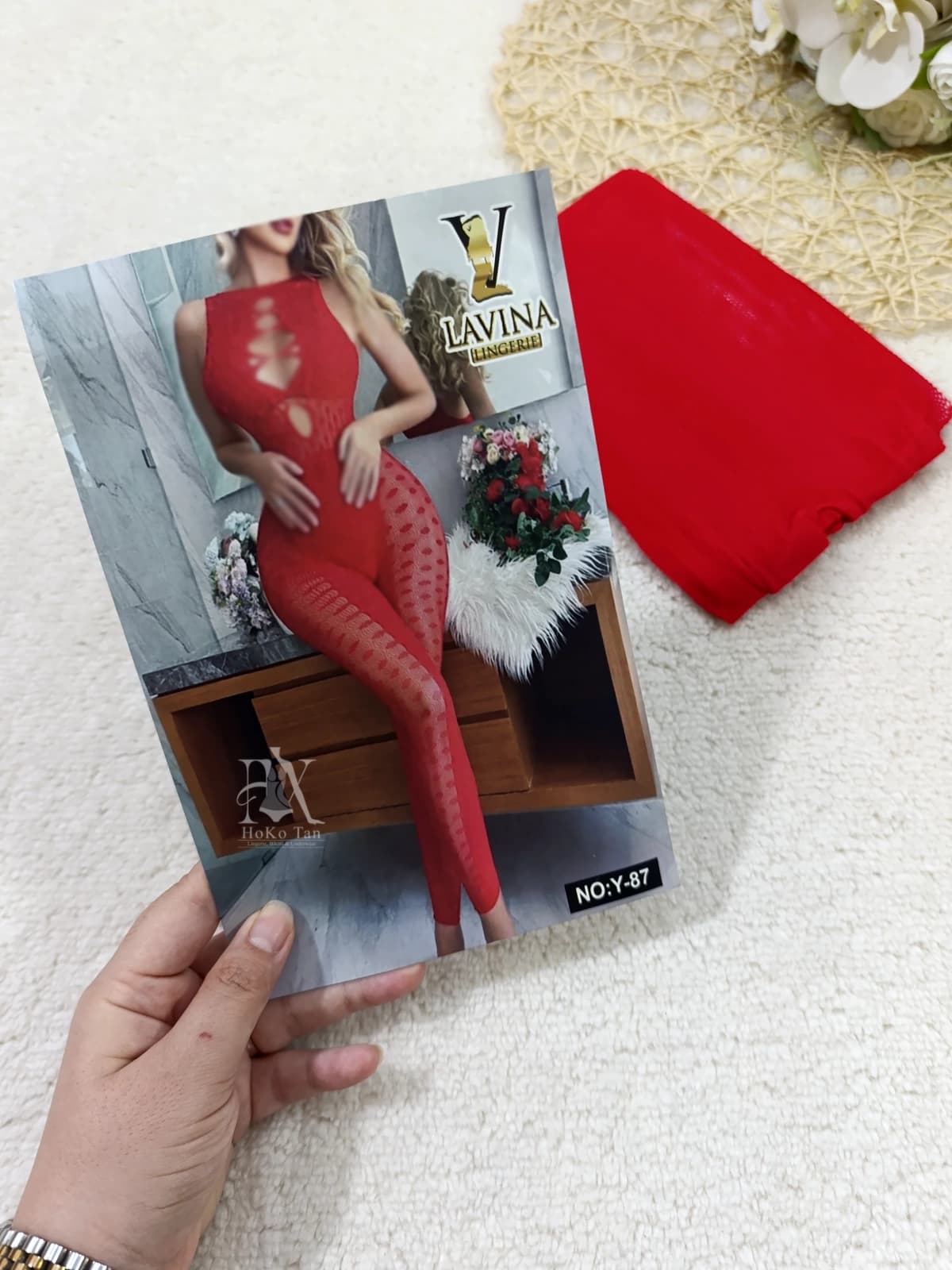 بادی کشسانی فانتزی قرمز کد Y-87