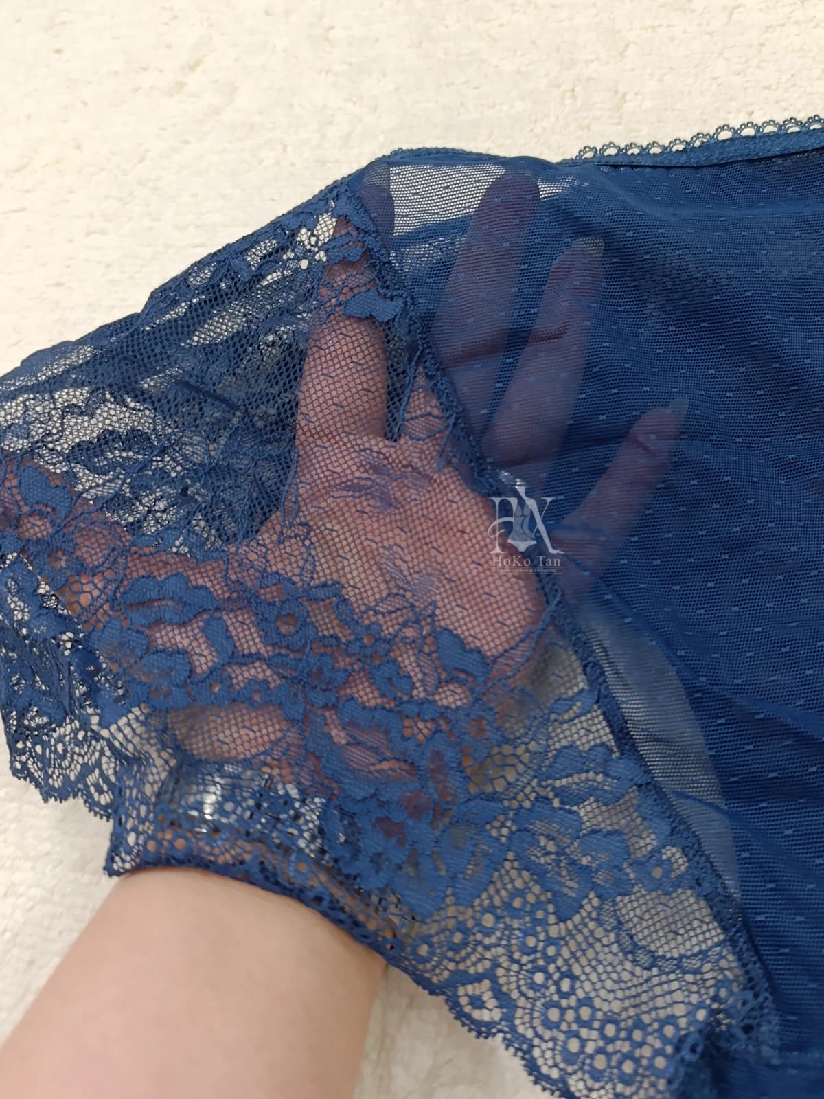 شورت زنانه سایز بزرگ گیپور ترک کد 141 — تصویر ۴