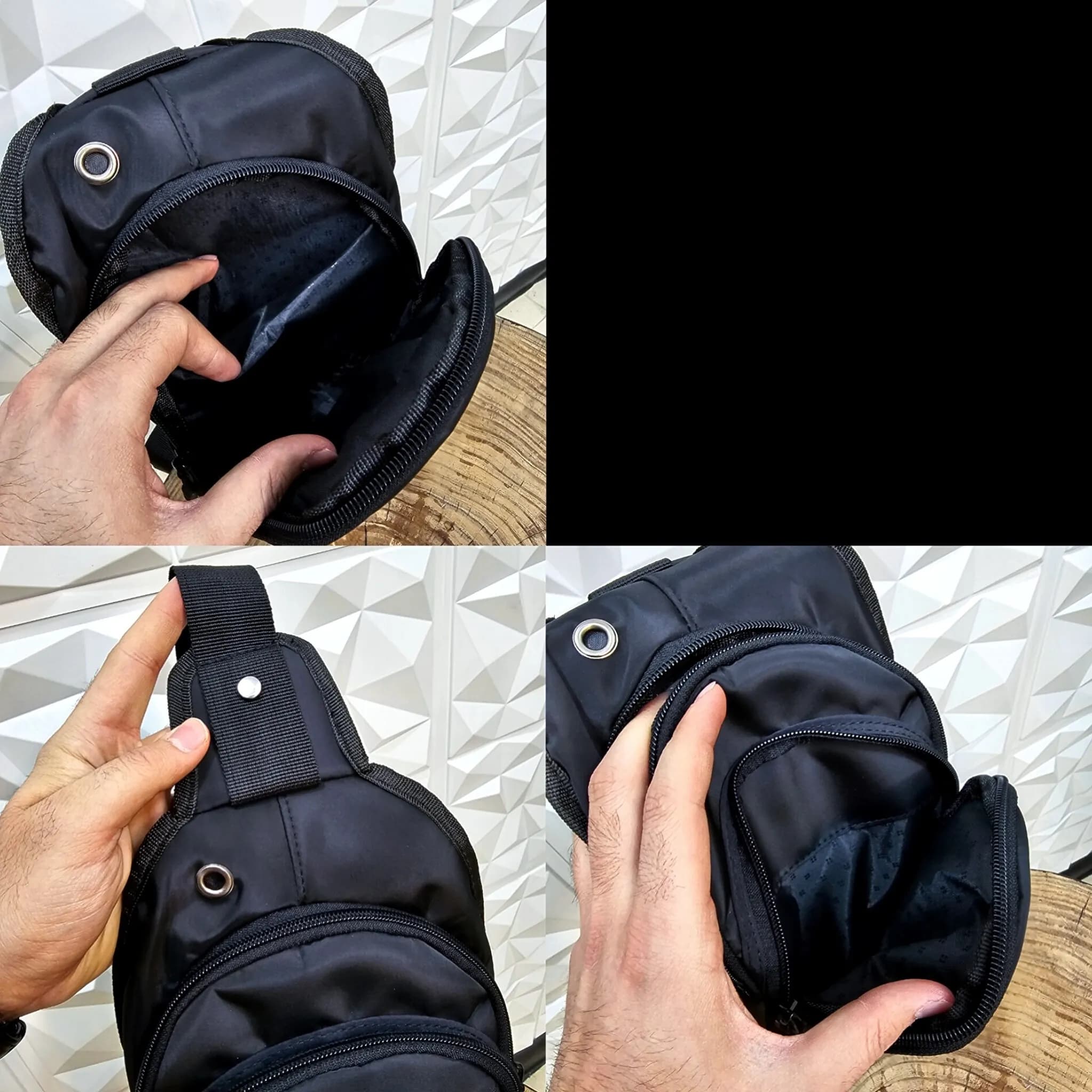 بادی بگ اسپرت جنس دیبا خارجی سه زیپ رنگی — تصویر ۷