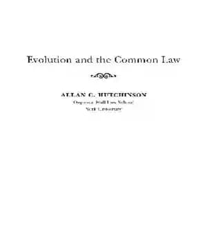 دانلود کتاب Evolution and the Common Law – تکامل و قانون مشترک