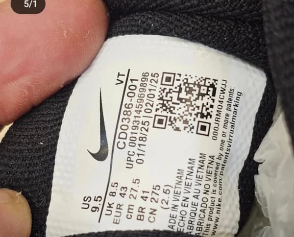 کتونی نایک رانینگ گاید guide 10 سایز 37 تا 45 nike guide 10 باجعبه — تصویر ۳