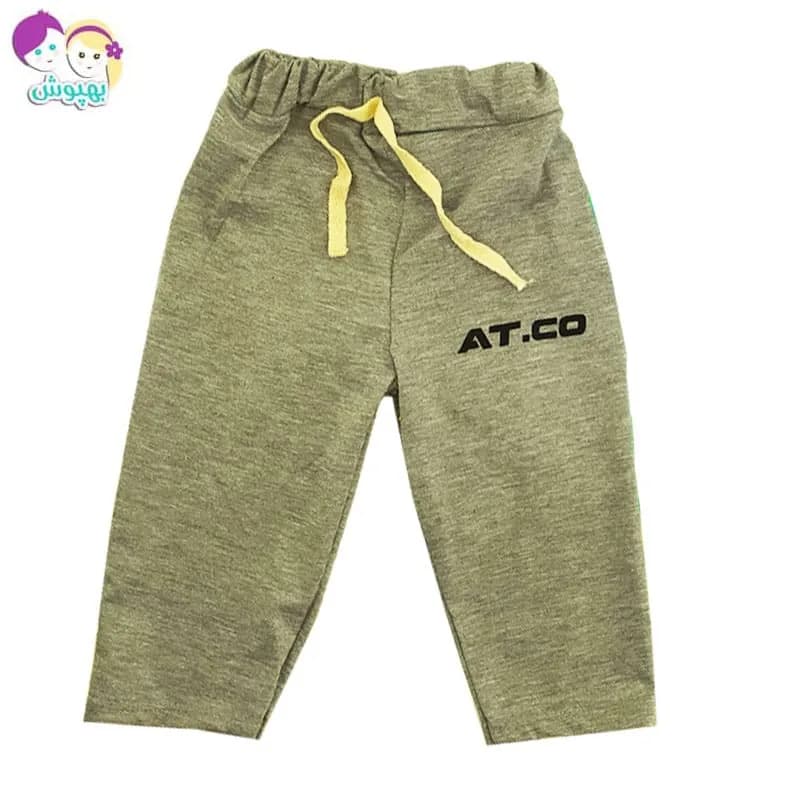 ست تیشرت شلوارک بچگانه طرح میکروب Baby gap — تصویر ۳