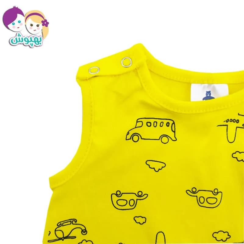 سرهم رامپر نخی بچگانه طرح هواپیما Baby gap — تصویر ۲