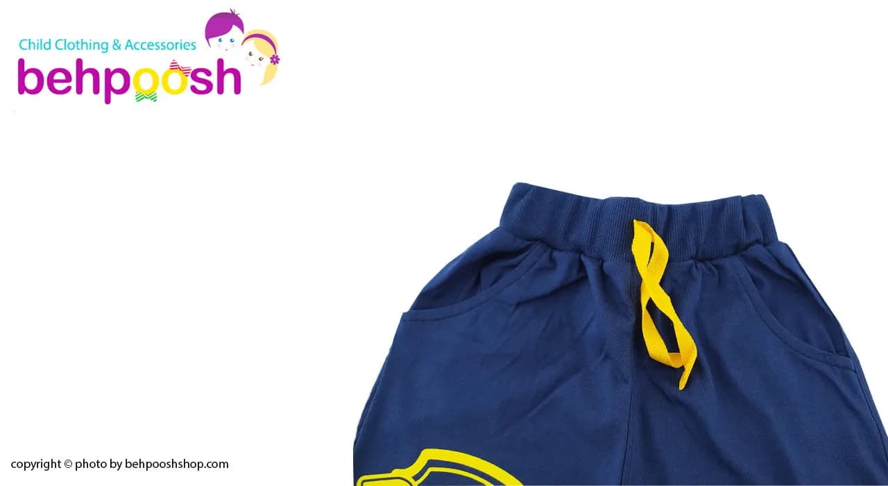 ست تیشرت شلوارک پسرانه طرح سگ نگهبان Baby gap — تصویر ۴