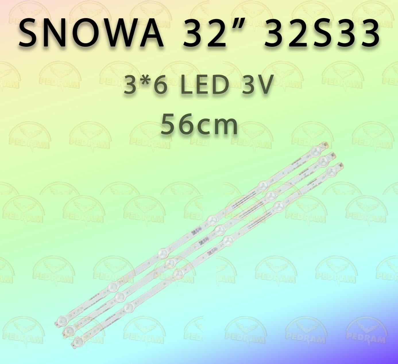 بک‌ لایت اسنوا 32 اینچ مدل 32S33