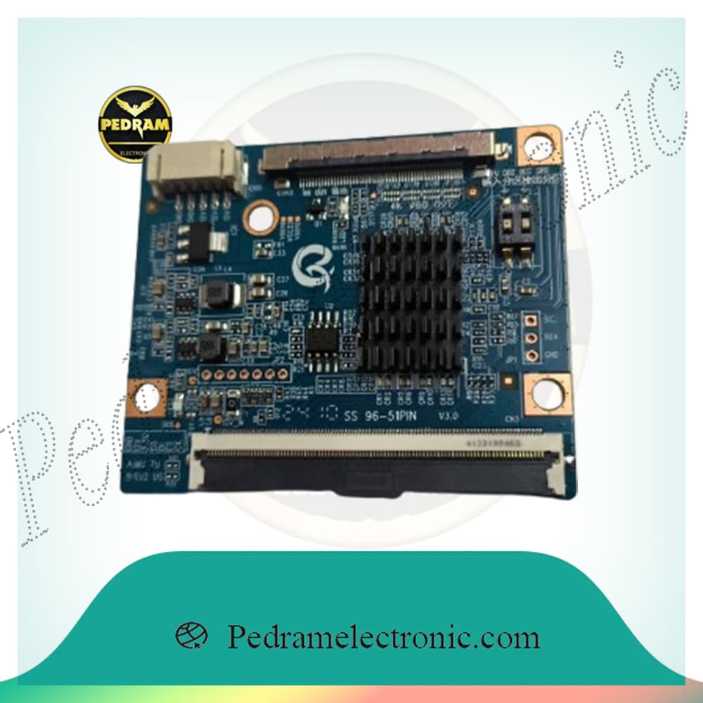 برد تبدیل 4K به 4K مدل QK-72339E – تبدیل ۹۶ پین به ۵۱ پین (حذف کابل LVDS)