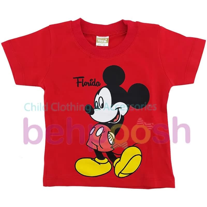 ست تیشرت شلوارک پسرانه طرح ميكی موس بی بی گپ Baby gap — تصویر ۳