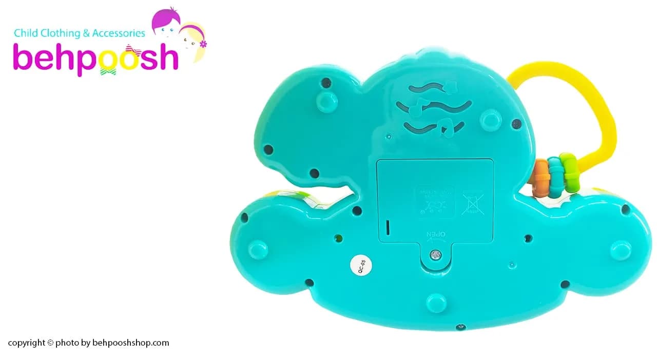اسباب بازی بچگانه ارگ موزیکال مدل فیل Hola Toys — تصویر ۳