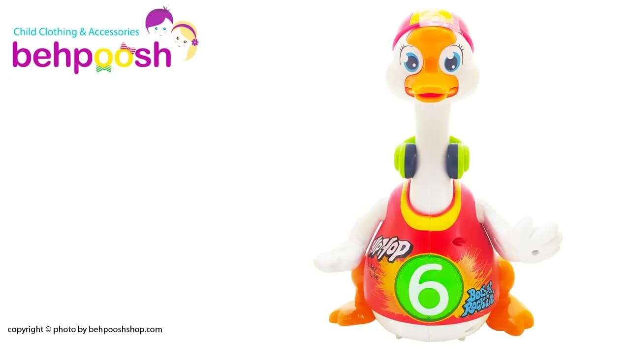 اسباب بازي اردک موزيكال چراغدار Hola Toys — تصویر ۳