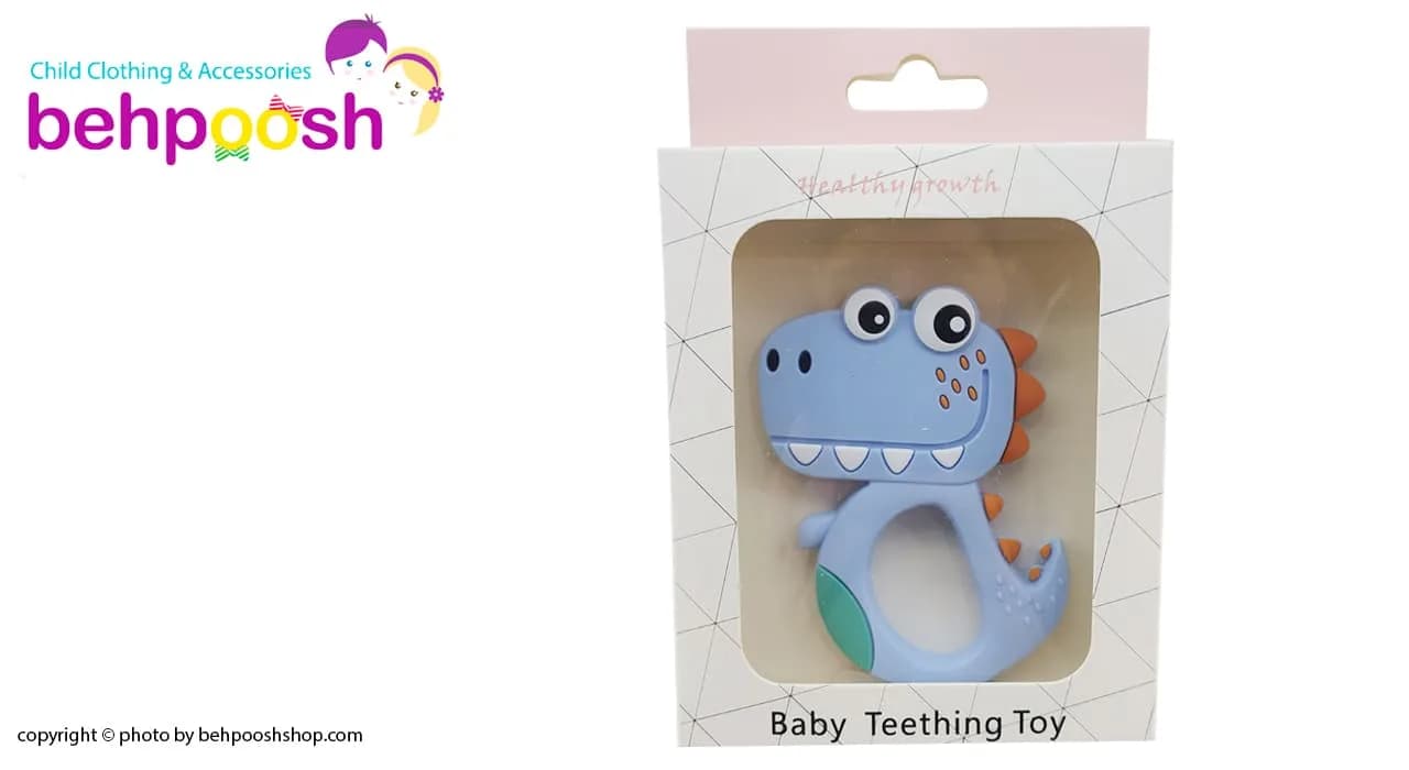 دندان گیر دستگیره دار مدل تمساح baby toys — تصویر ۲
