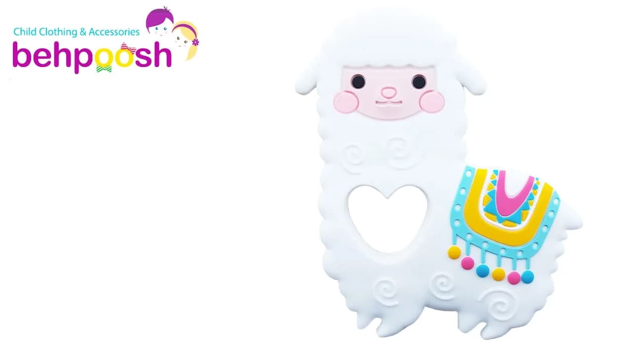 دندان گیر دستگیره دار مدل گوسفند baby toys — تصویر ۴