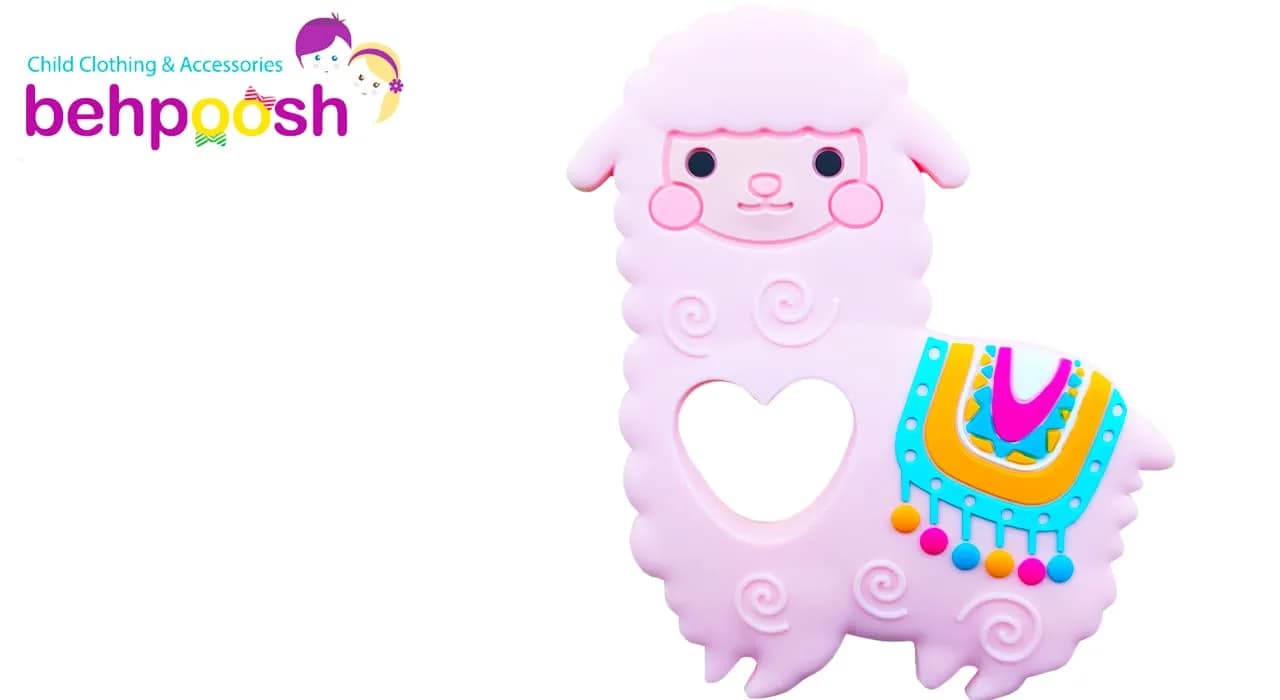 دندان گیر دستگیره دار مدل گوسفند baby toys — تصویر ۵