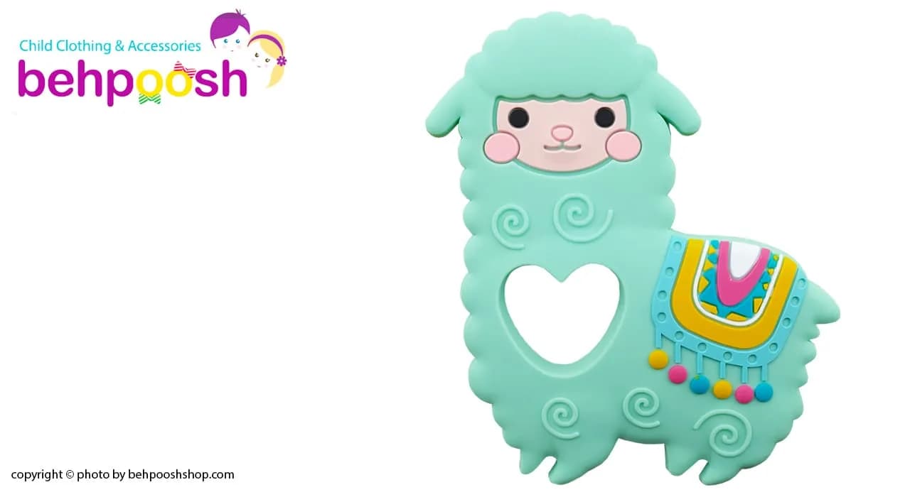 دندان گیر دستگیره دار مدل گوسفند baby toys — تصویر ۳