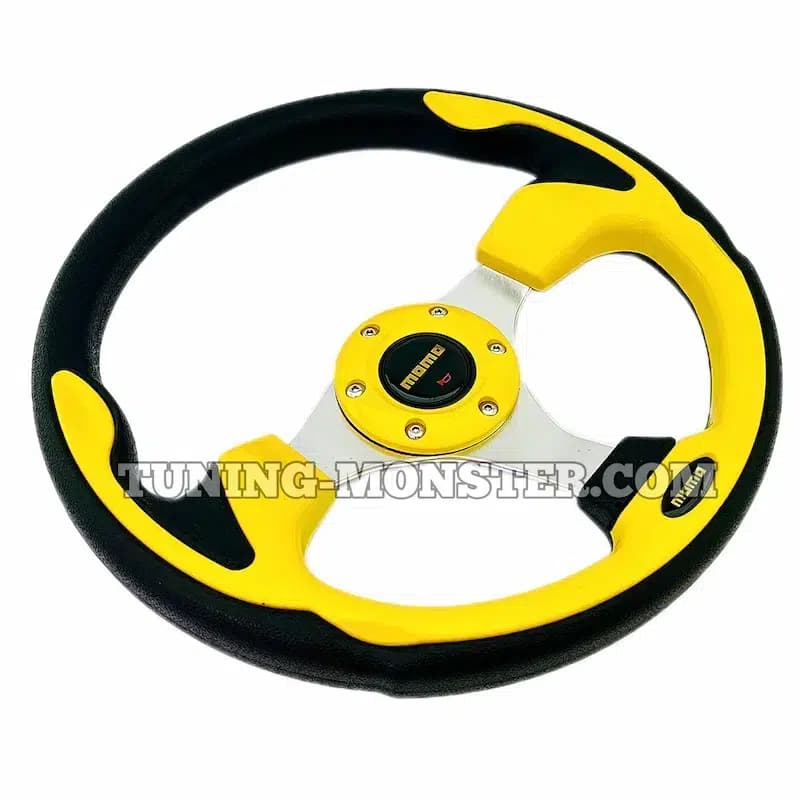 فرمان اسپرت MOMO گرد yellow — تصویر ۲