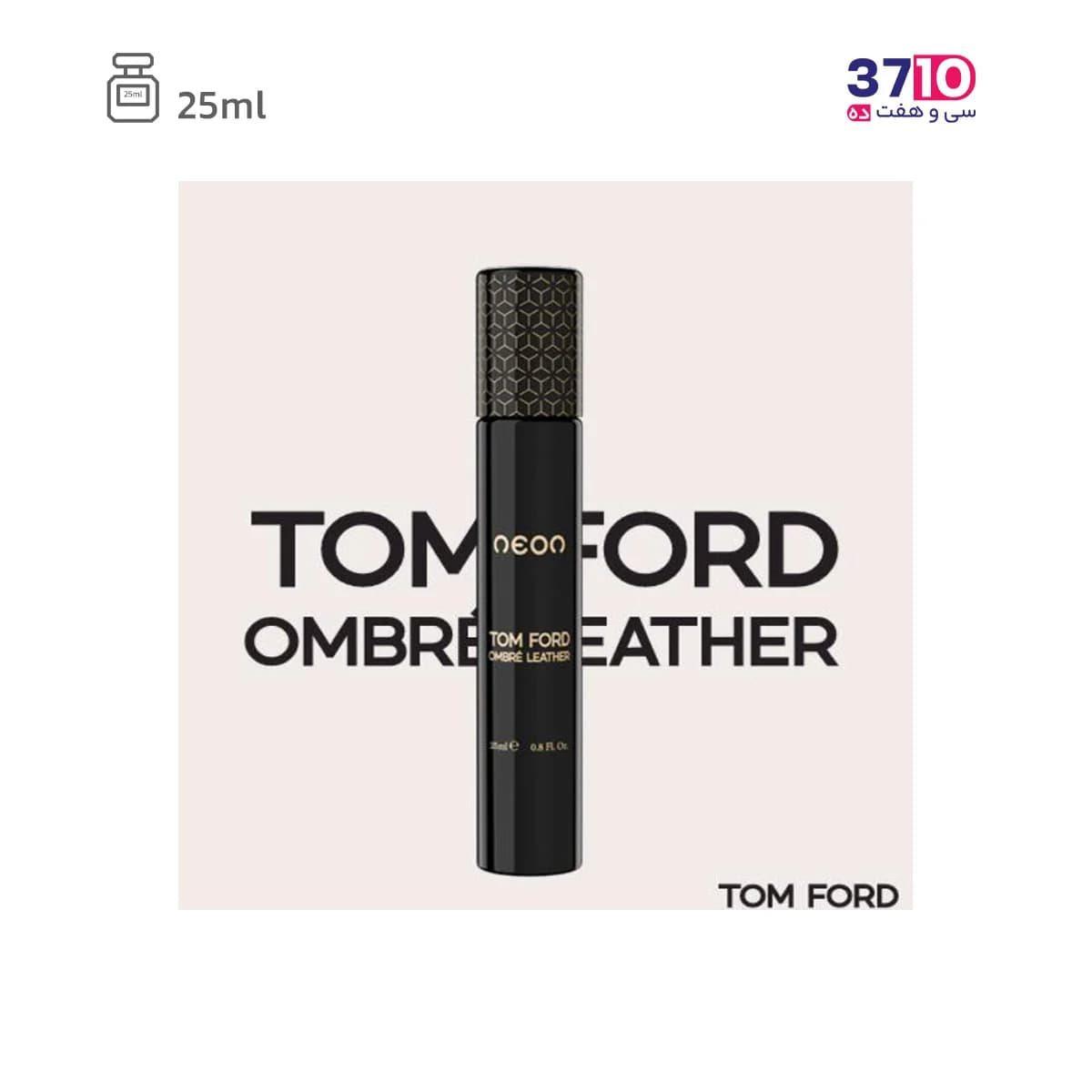 عطر جیبی مردانه نئون مدل Tom Ford Ombre Leather امبر لدر 25 میل — تصویر ۲