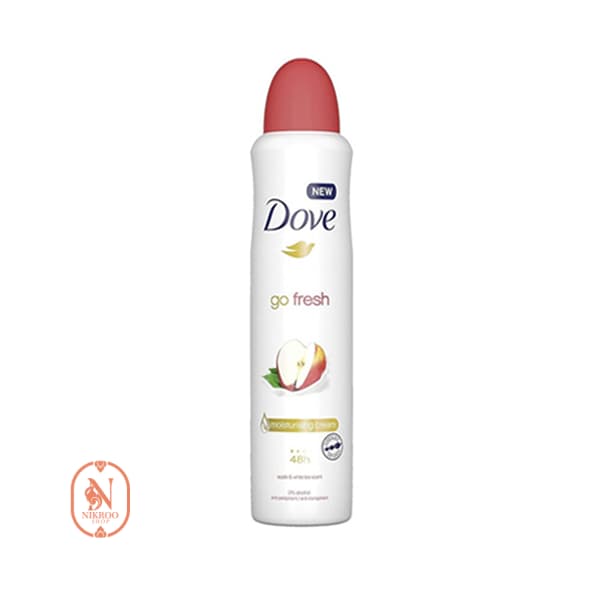 اسپری ضد تعریق زنانه داو با رایحه سیب و چای سفید 250ML