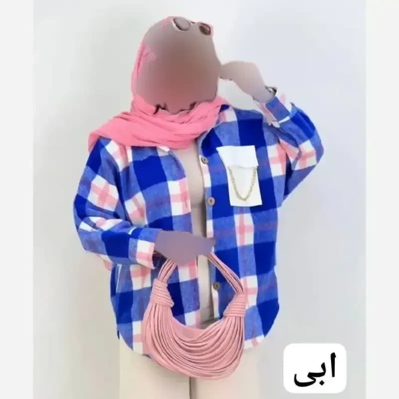 مانتو فوتر پشمی گرم بالا مدل پانچ تک جیب چرم سایز 38 تا 50 — تصویر ۵
