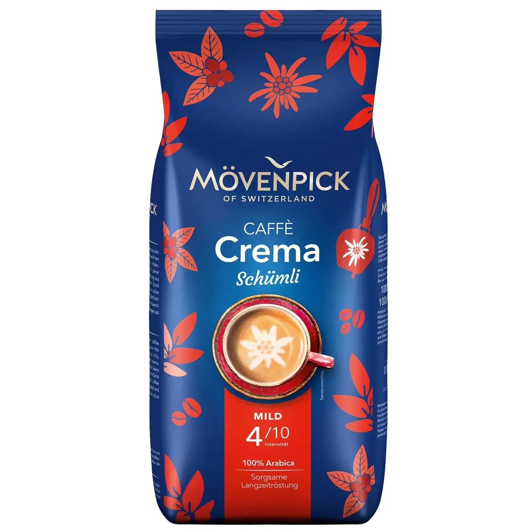 دانه قهوه موون پیک کرما شوملی 100% عربیکا 1 کیلویی Movenpick Crema Schumli