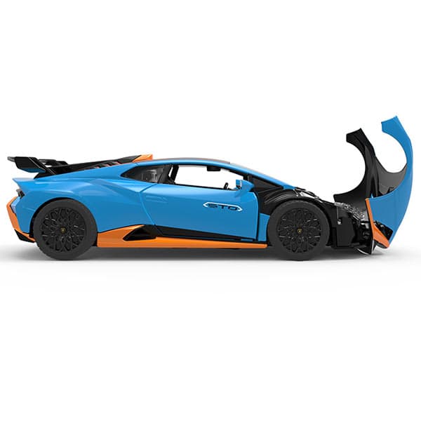 ماشین فلزی راستار مقیاس 1:32 مدل Lamborghini Huracan STO آبی — تصویر ۵