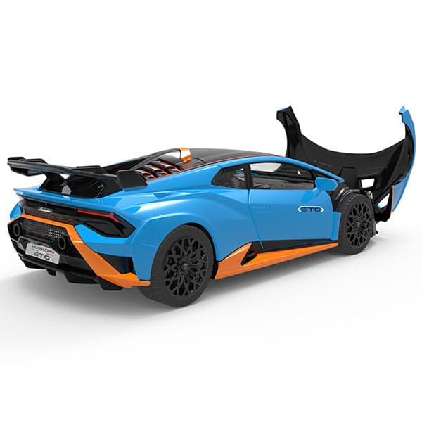 ماشین فلزی راستار مقیاس 1:32 مدل Lamborghini Huracan STO آبی — تصویر ۲