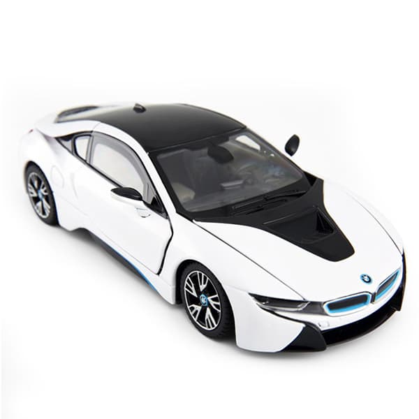 ماشین فلزی راستار مقیاس 1:24 مدل BMW i8 سفید — تصویر ۳