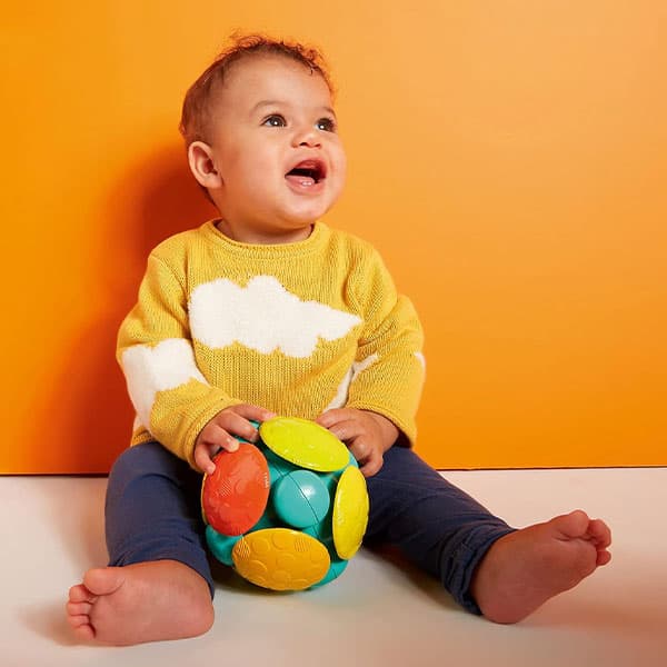 توپ لرزشی موزیکال Bright Starts مدل Wobble Bobble — تصویر ۴