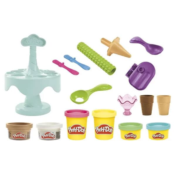 خمیر بازی Play-Doh مدل Ice Cream Carousel — تصویر ۲