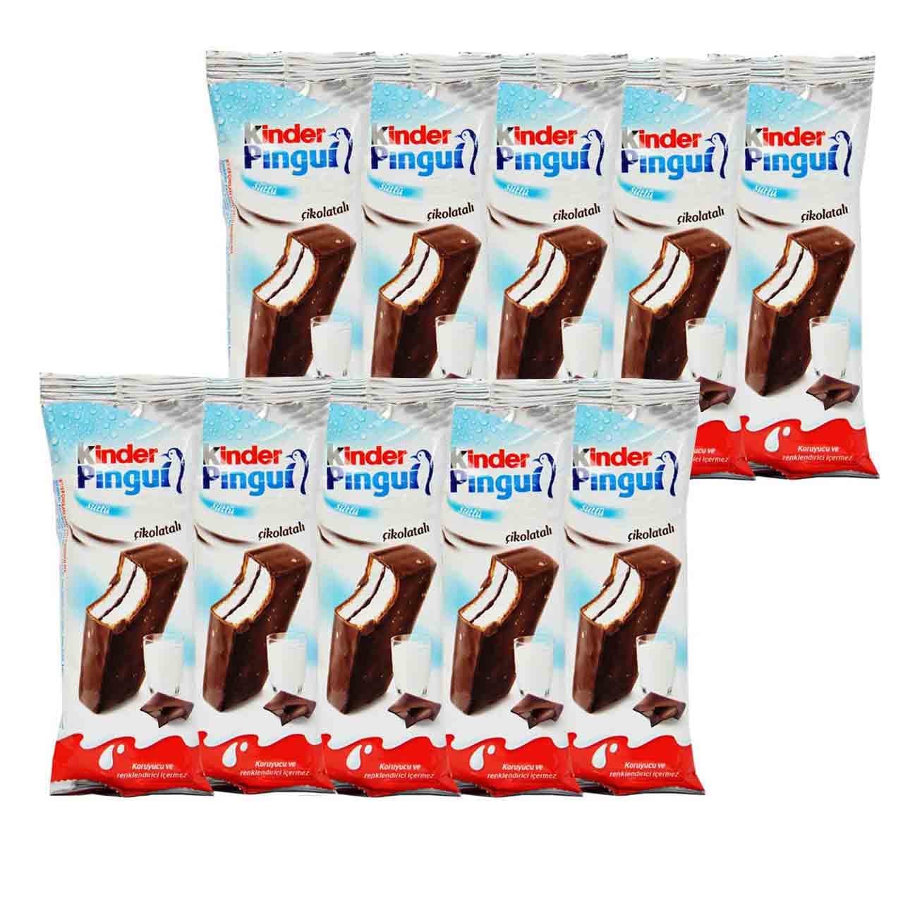 پک ۱۰ عددی بستنی زمستونی پینگو کیندر – kinder