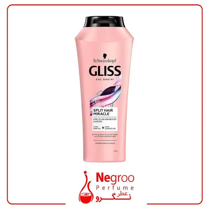 شامپو ضد موخوره split hair miracle گلیس GLISS حجم 4۰۰ میل/اورجینال