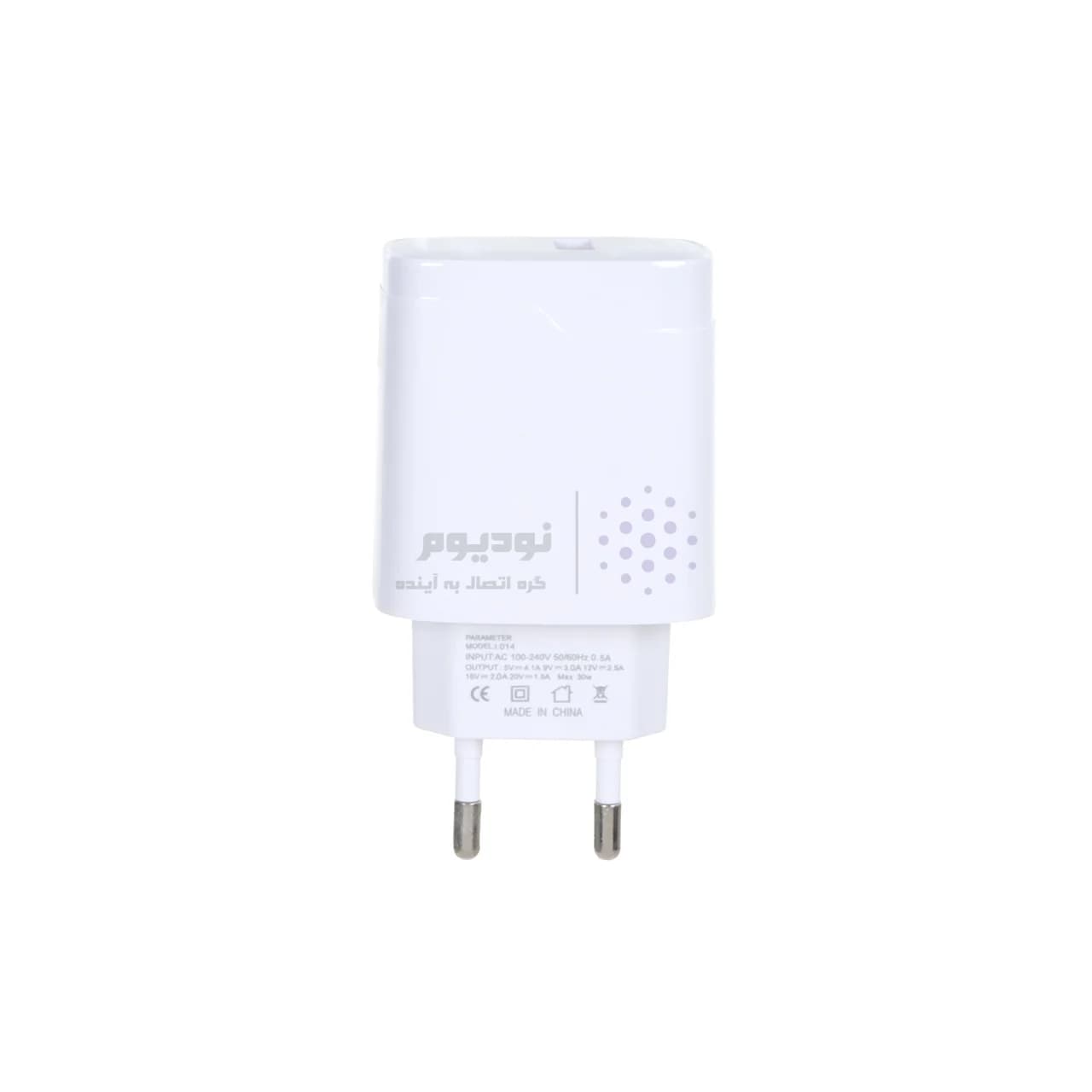 شارژر دیواری فست تک پورت ivy Wins مدل i-014 30W – سفید — تصویر ۶