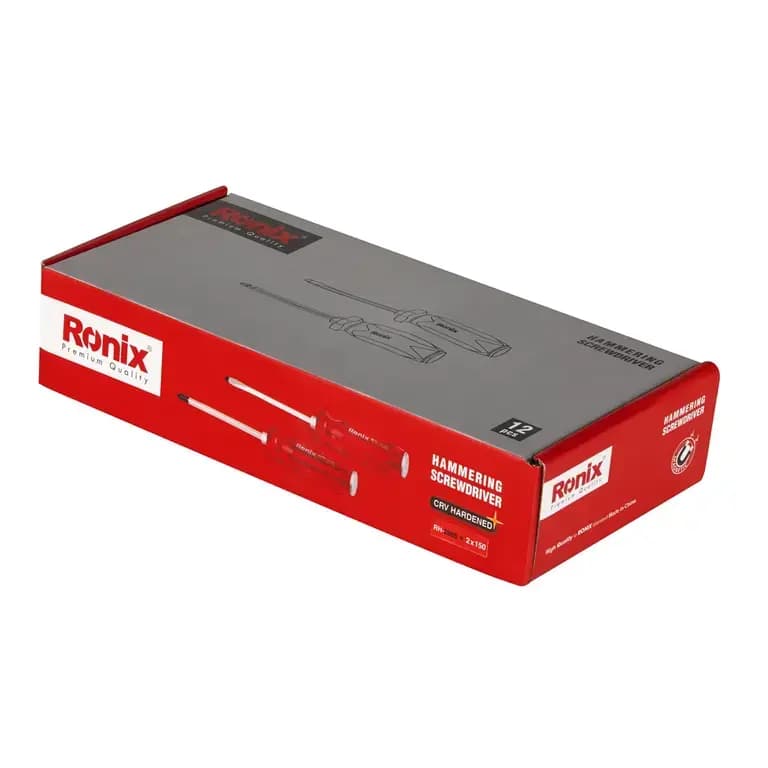 پیچ گوشتی چهارسو ضربه خور رونیکس مدل RONIX RH-2963 سایز PH2×100 میلی متر — تصویر ۸