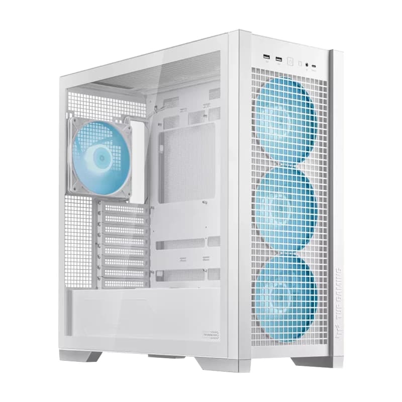 کیس گیمینگ ایسوس TUF Gaming GT302 ARGB White Edition — تصویر ۳