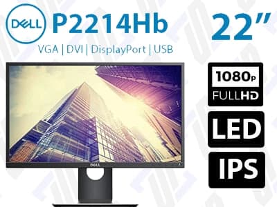 مانیتور دل ۲۲ اینچ Dell P2214HB استوک FHD W-LED IPS 8ms