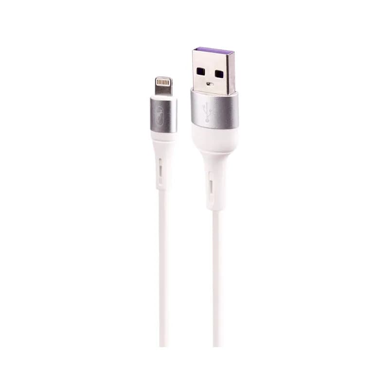 کابل شارژ USB به لایتنینگ 3A فست اسکای دلفین S06L طول 1 متر سفید – حراج