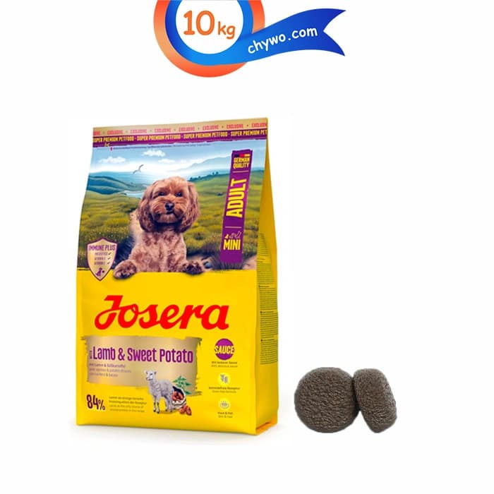 غذا خشک سگ بالغ نژاد کوچک جوسرا طعم بره و سیب زمینی مدل مینی ادالت وزن 10 کیلوگرم Josera Mini Adult