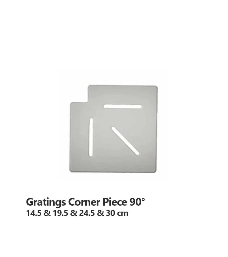 گوشه گریل 90 درجه PP پیمتاش