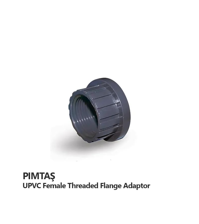 فلنچ آداپتور دنده‌ای UPVC پیمتاش (PIMTAS)