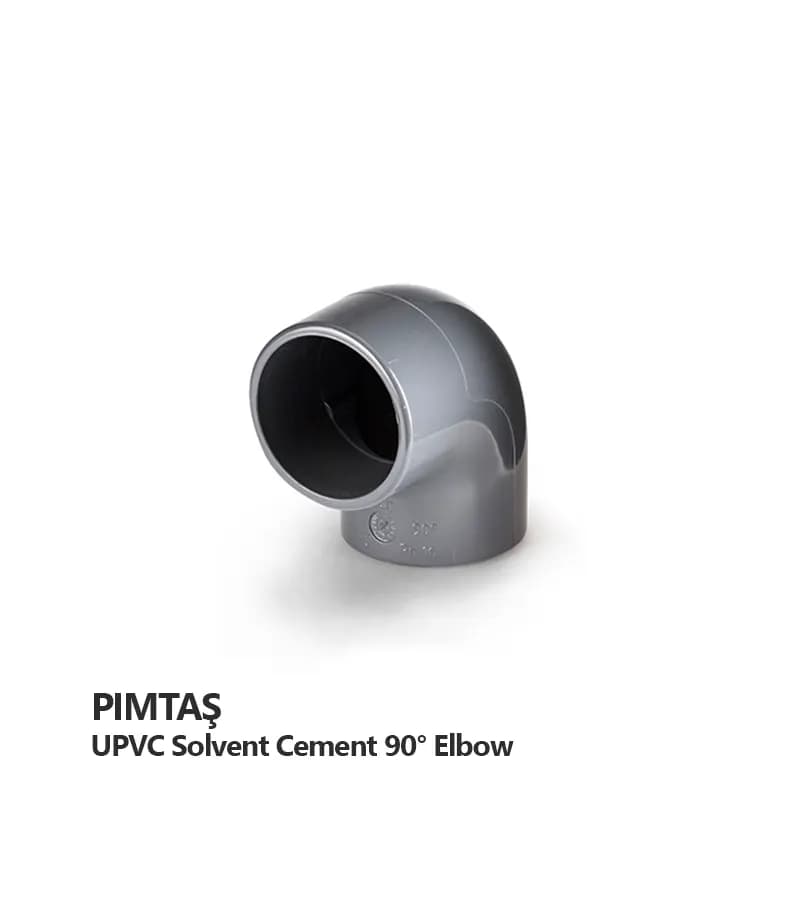زانو 90 درجه UPVC چسبی پیمتاش (PIMTAS) ترکیه