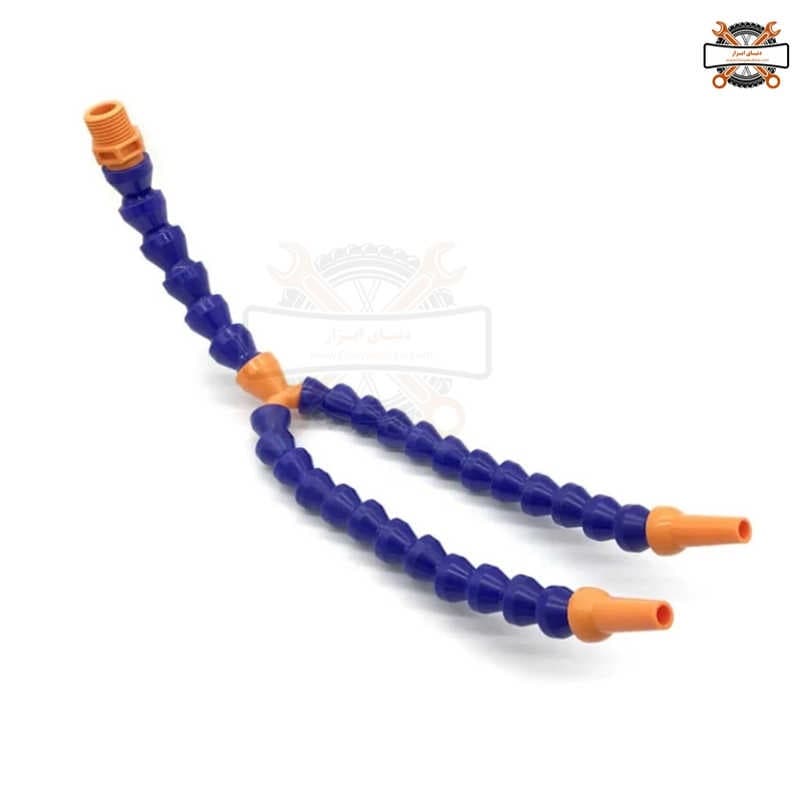 شلنگ آب صابون سایز 3/8 پلاستیکی دوراه ساده (بدون شیر)