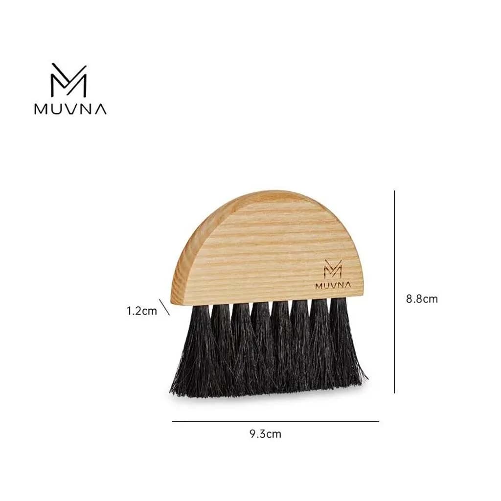 برس چوبی ضد استاتیک با موی اسب MUVNA — تصویر ۵