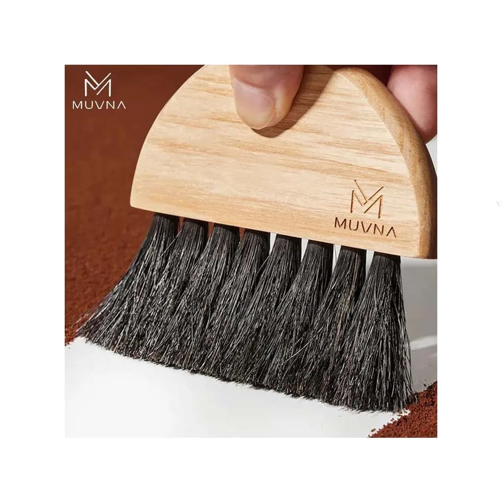 برس چوبی ضد استاتیک با موی اسب MUVNA — تصویر ۴