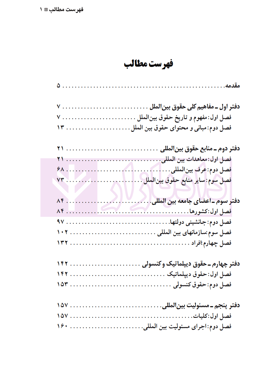 مجموعه سوالات طبقه بندی شده موضوعی حقوق بین الملل عمومی | ترازی — تصویر ۲